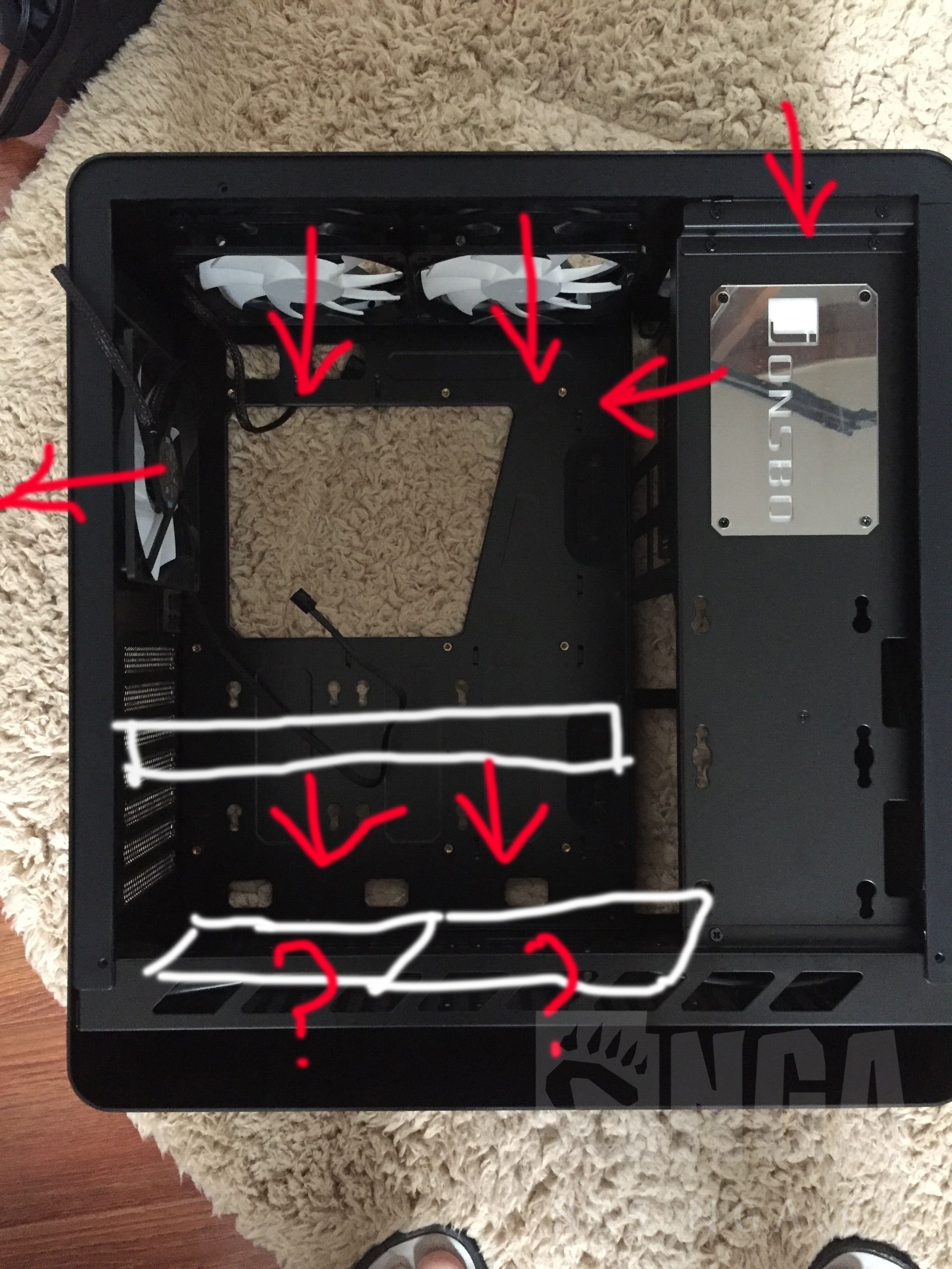 umx4机箱风道讨论有经验的来交流下有图