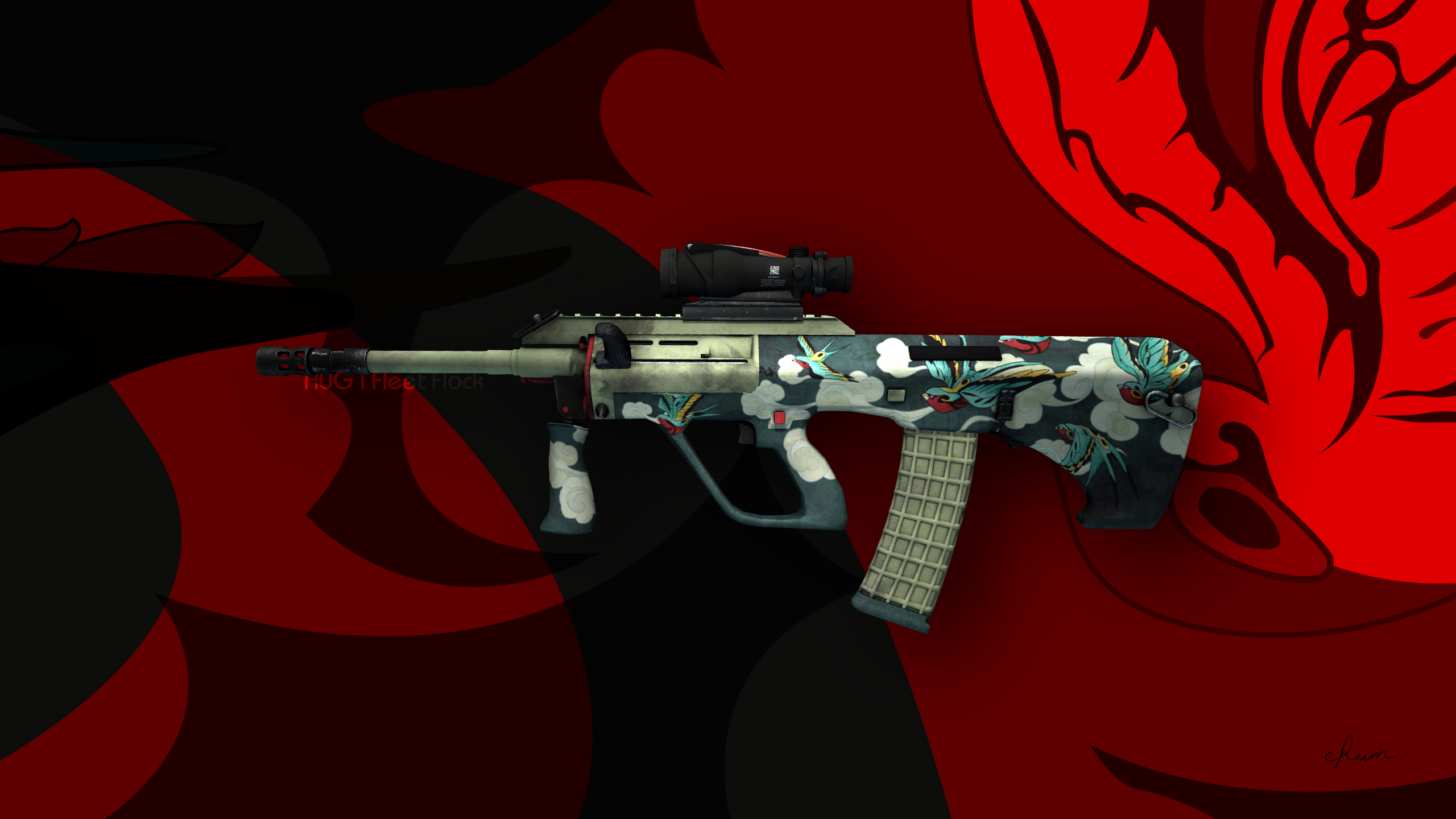 趣闻炫色彩or朦胧美csgo武器皮肤壁纸视觉盛宴