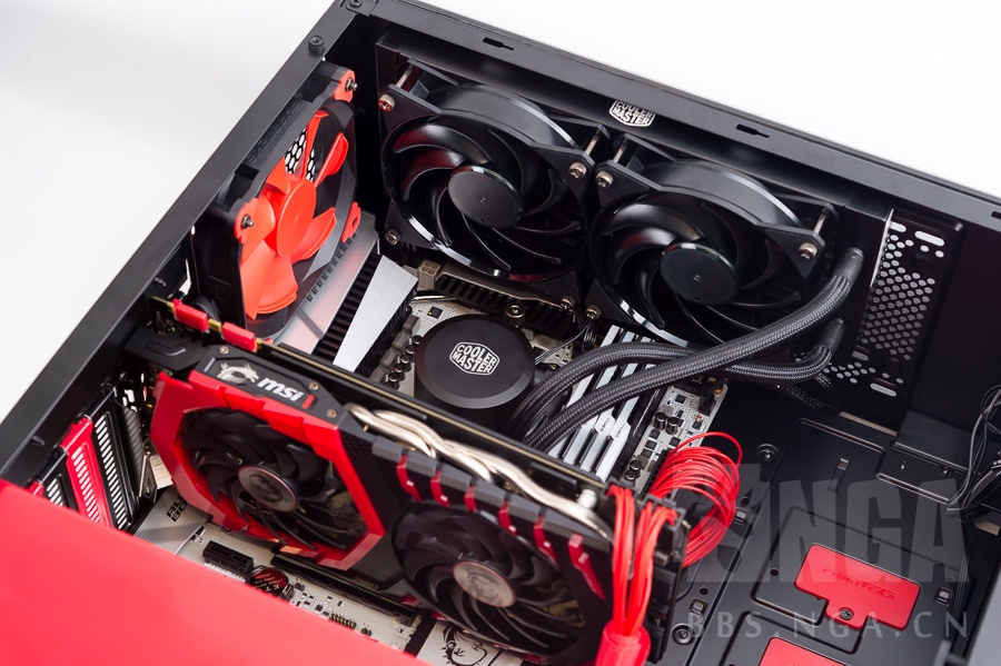 追风者416p钢化玻璃版装冷排的办法