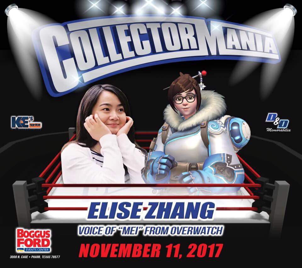 分享小美cv张昱将在暴雪嘉年华后在德州出席活动