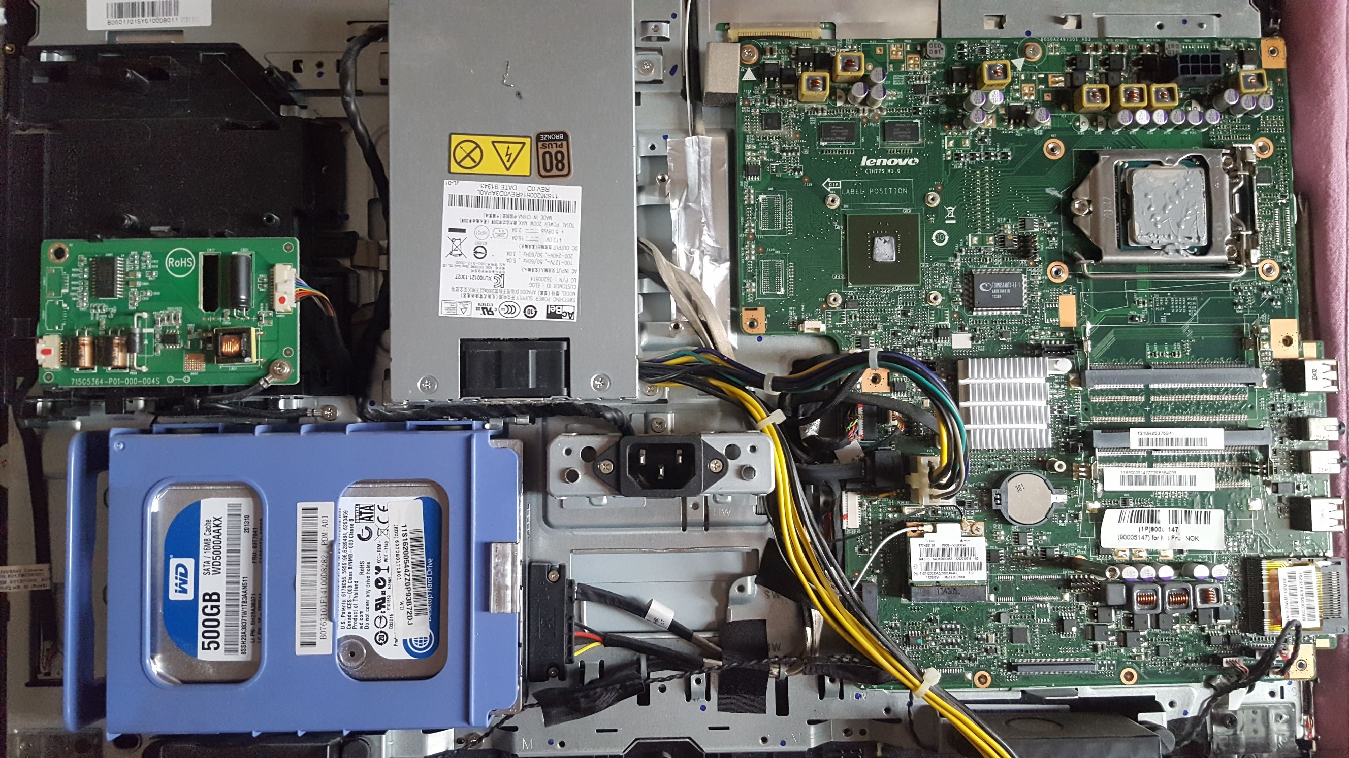 硬件求助联想一体机显卡在哪有图