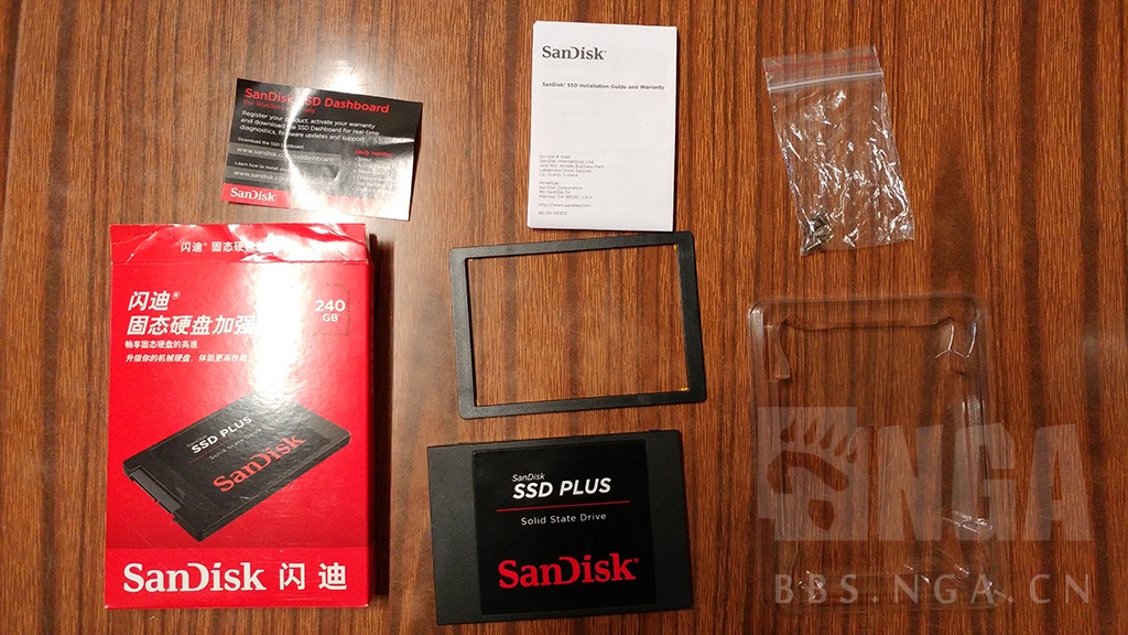 [已出[电脑硬件]闪迪(sandisk 加强版 240g 固态硬盘 价格449元