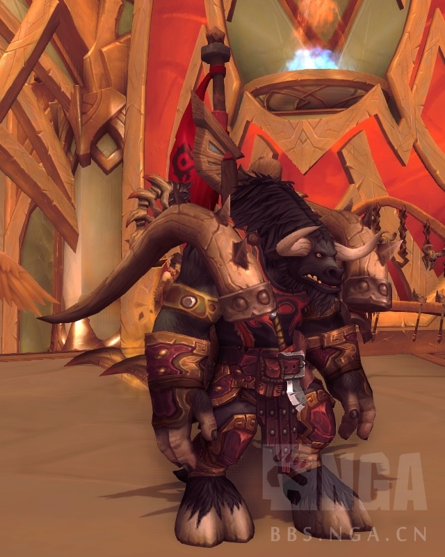 獠牙肩甲部落风格牛头幻化