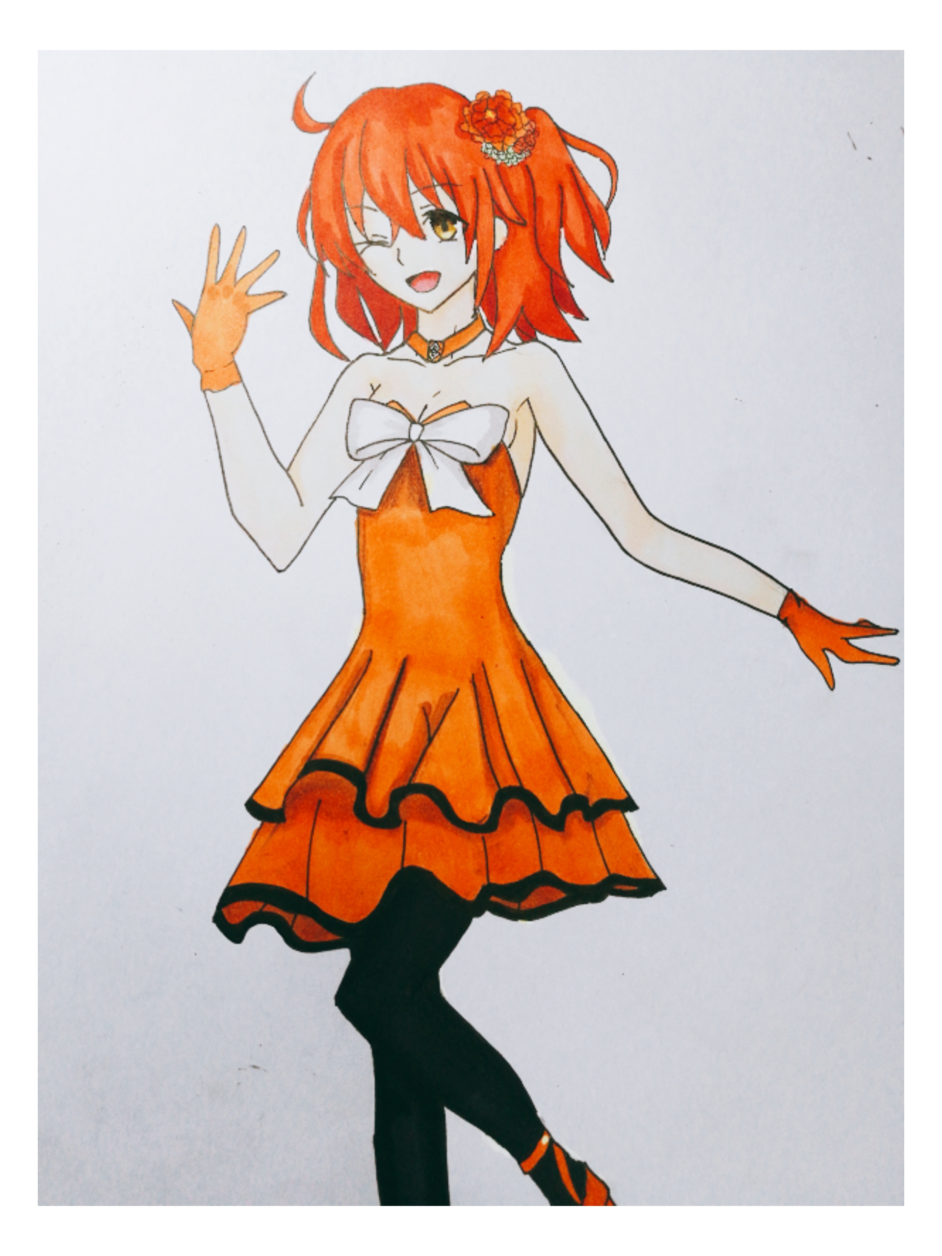 [艺术审美e]自己画的周年庆咕哒子魔术礼装