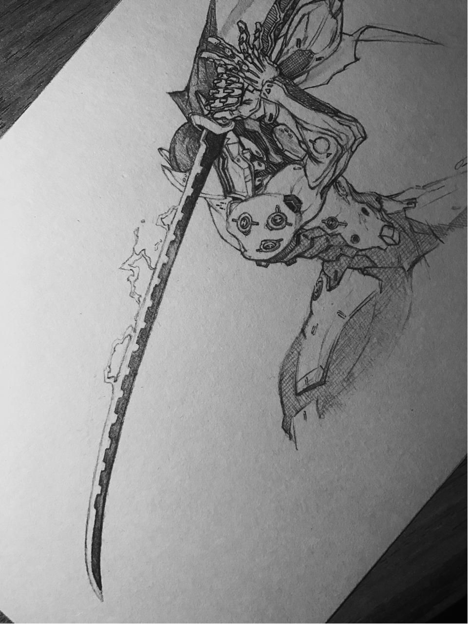 新鲜出炉的源氏同人手绘,风暴英雄使我快乐!