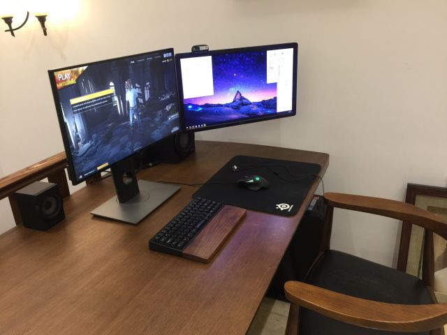 神奇,吃鸡2k+熊猫1080p,cpu和gpu温度很低…