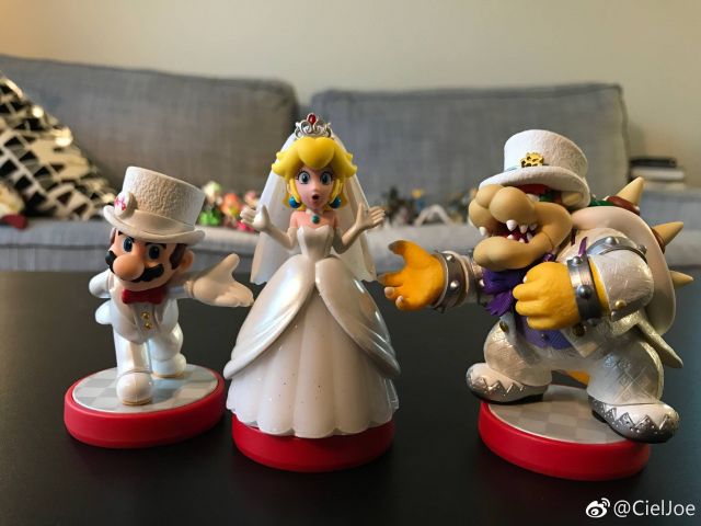 奥德赛婚礼amiibo三件套在本作中的用途婚礼版马力欧,桃花公主及