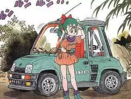 漫画七龙珠里布尔玛开的车是铃木北斗星吗
