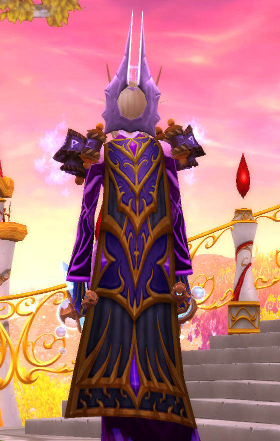 紫色系血精灵法师幻化