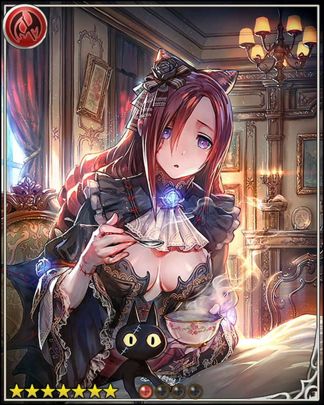 卡片背景暗夜千金塞蕾丝复苏的大家闺秀