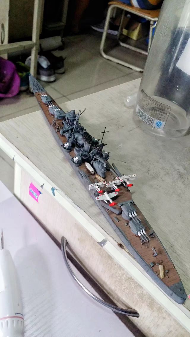 多图预警!富士美新金1/700 大和组装