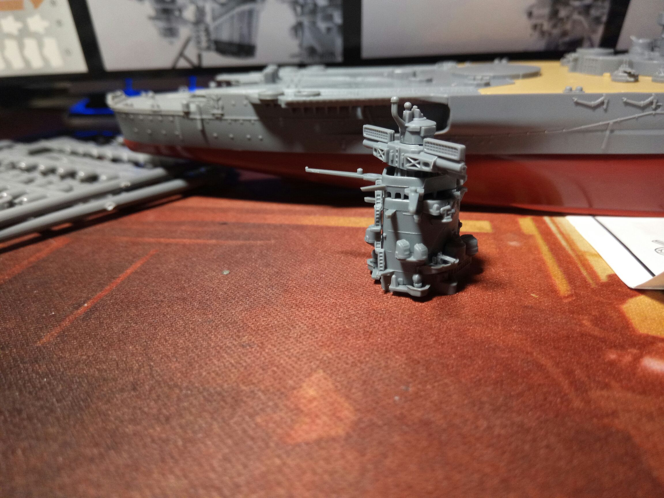 多图预警!富士美新金1/700 大和组装