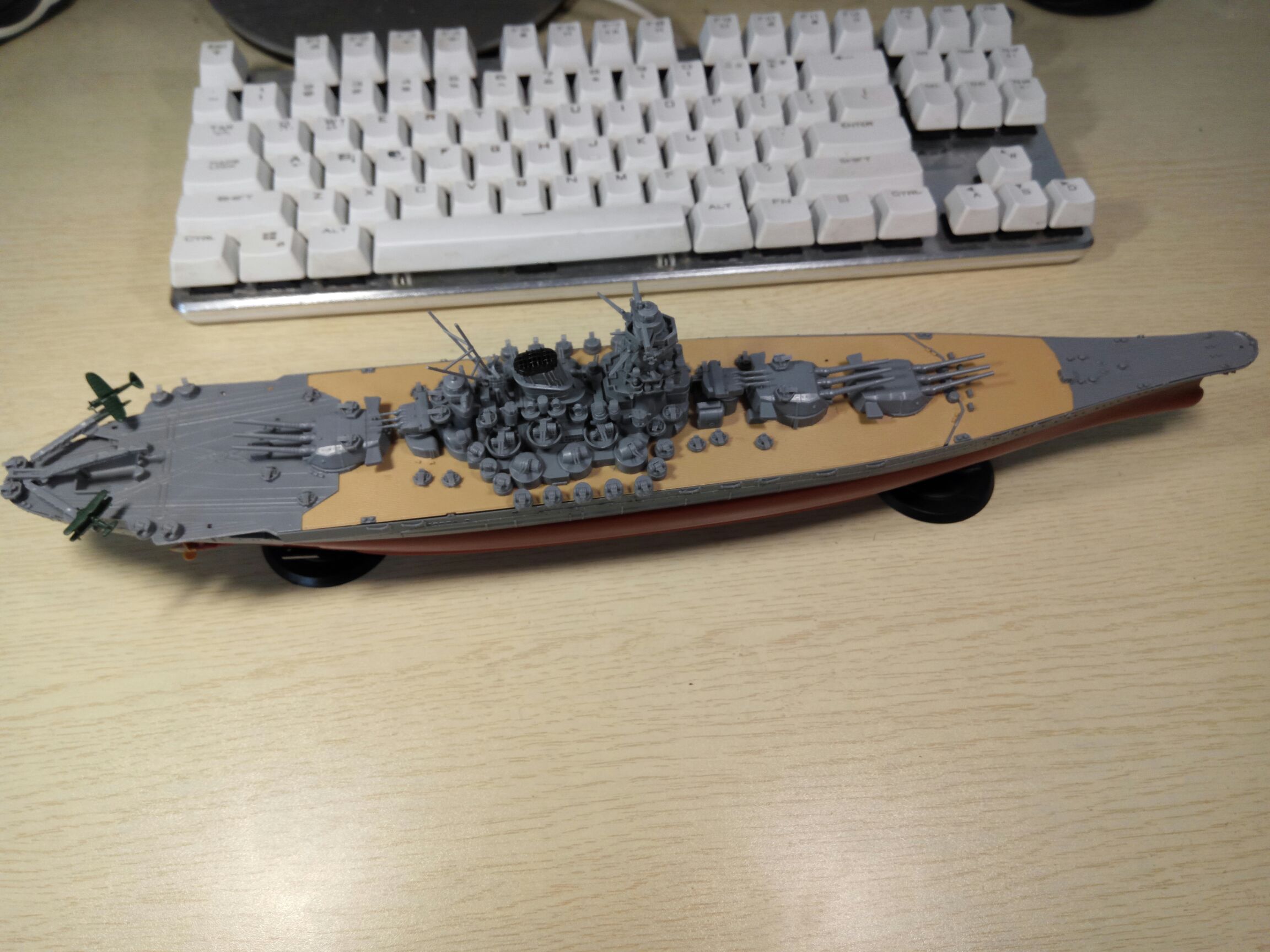 多图预警!富士美新金1/700 大和组装