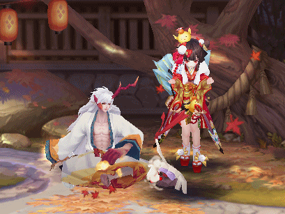 体验服情报速递茨木童子皮肤枫染秋色超欧皇成就人生赢家日月同辉