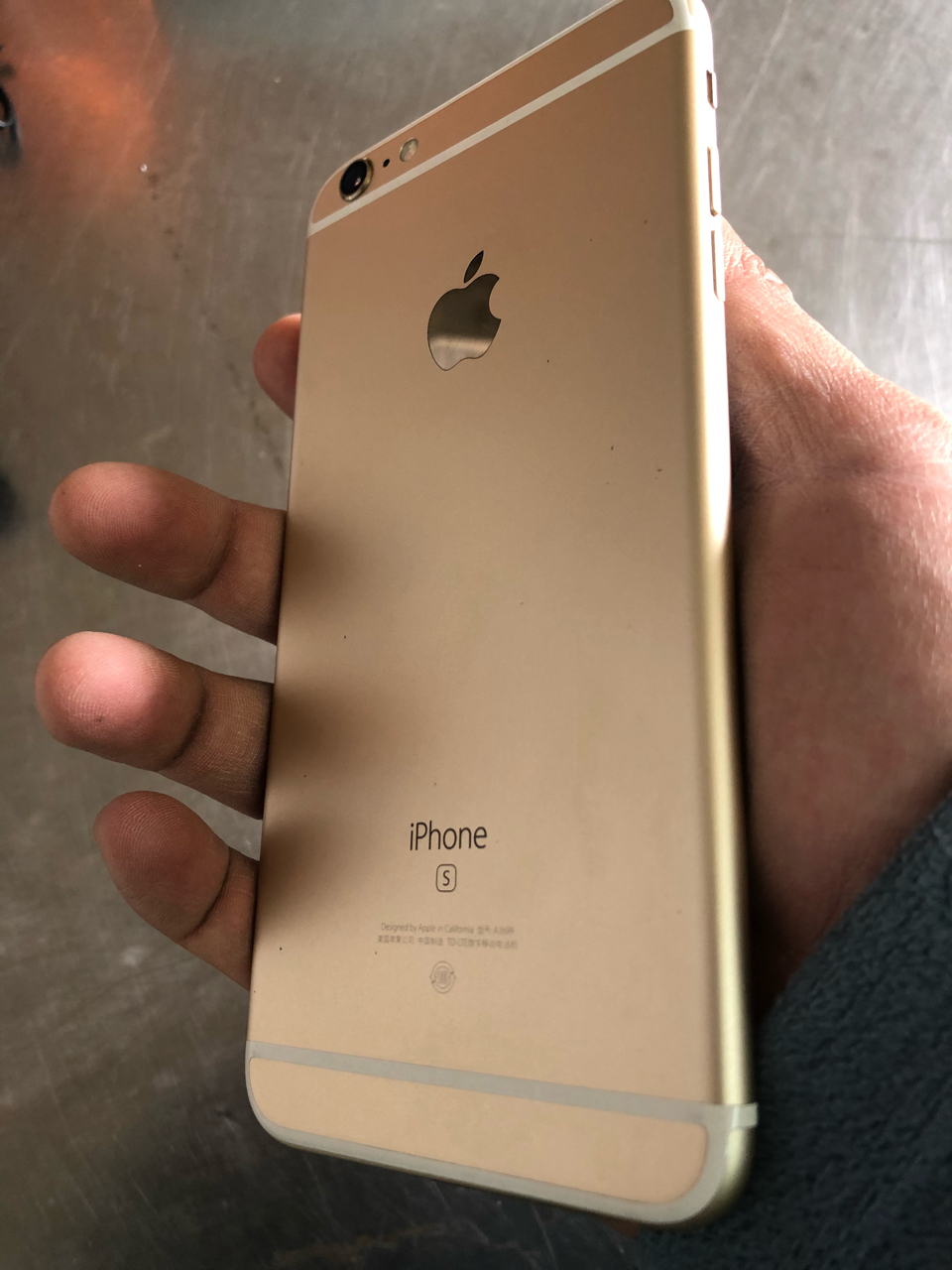 手机平板国行6sp原装128金色未拆未修正常磨损成色