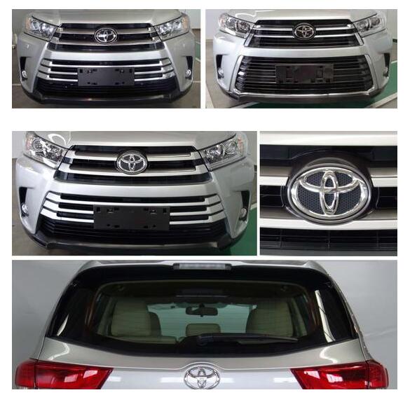 同步美款外观广汽丰田新款汉兰达申报图