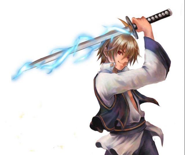 月华剑士的枫,有变身有飞行道具有三段,连姿势都一样,完美!