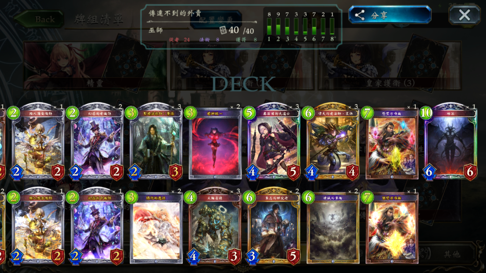 女巫墨莲11月冲分卡组雪菜变速土