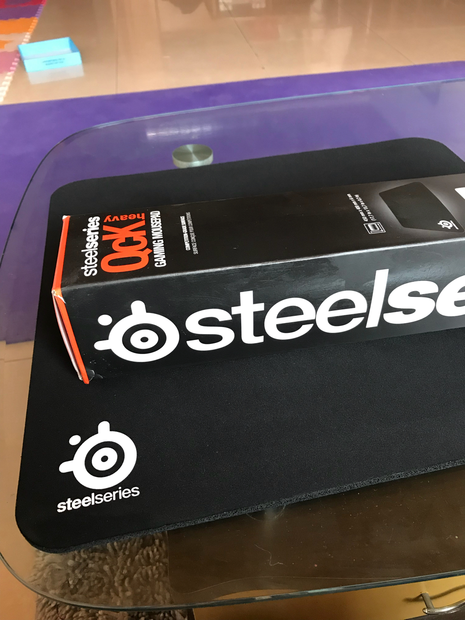 游戏外设转让自用9成新qckheavy鼠标垫fps利器