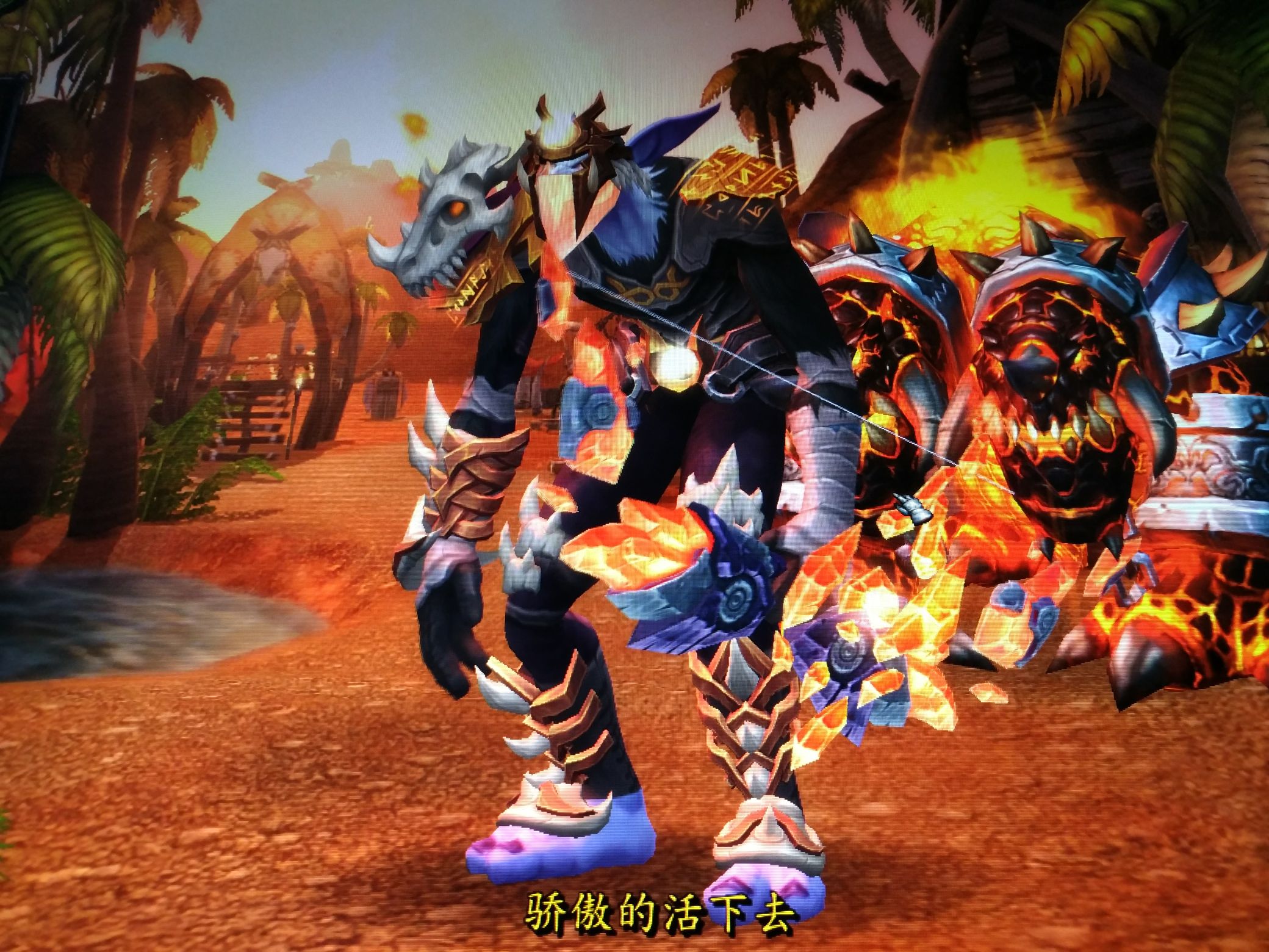 巨魔猎人的幻化是真的难,求一套能看的