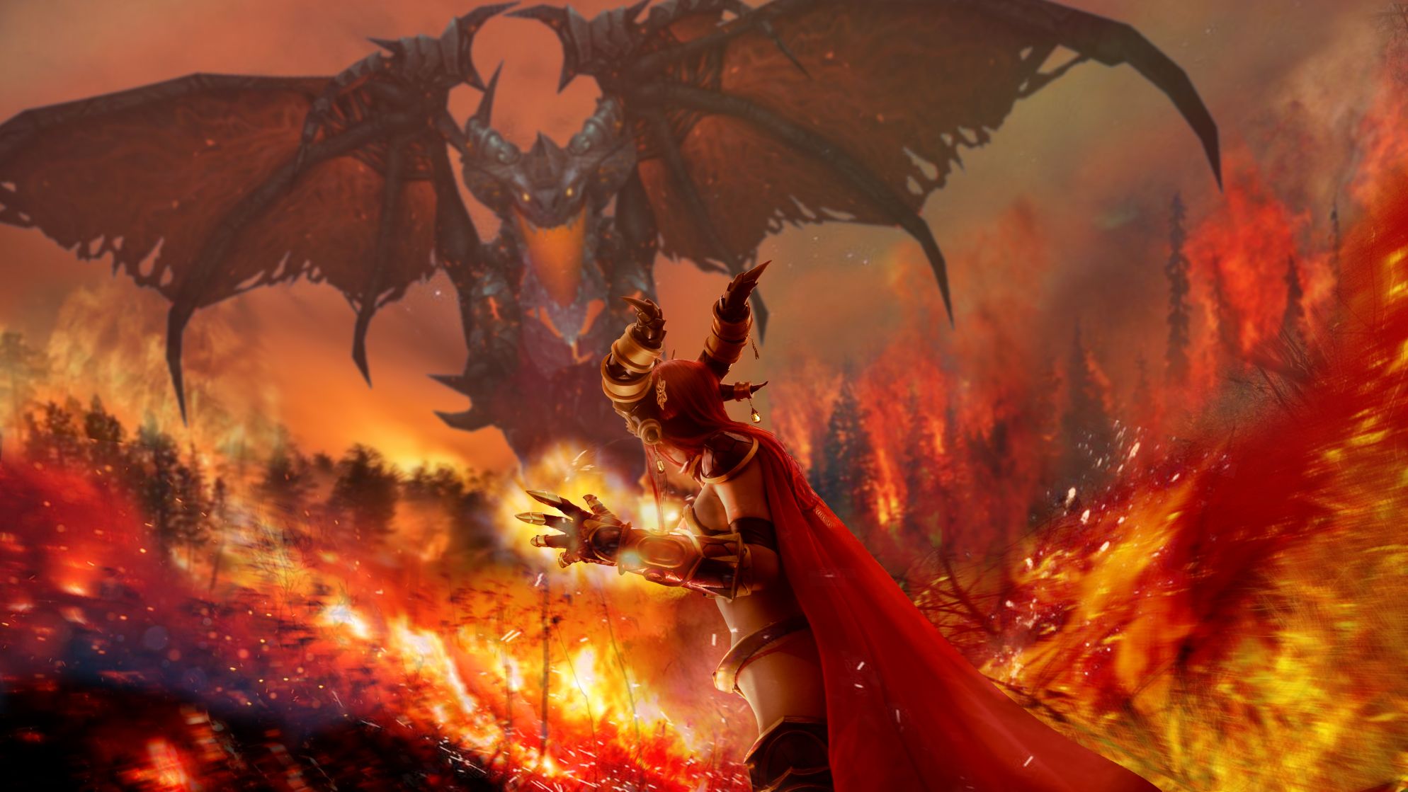 预告一下周末拍的红龙女王