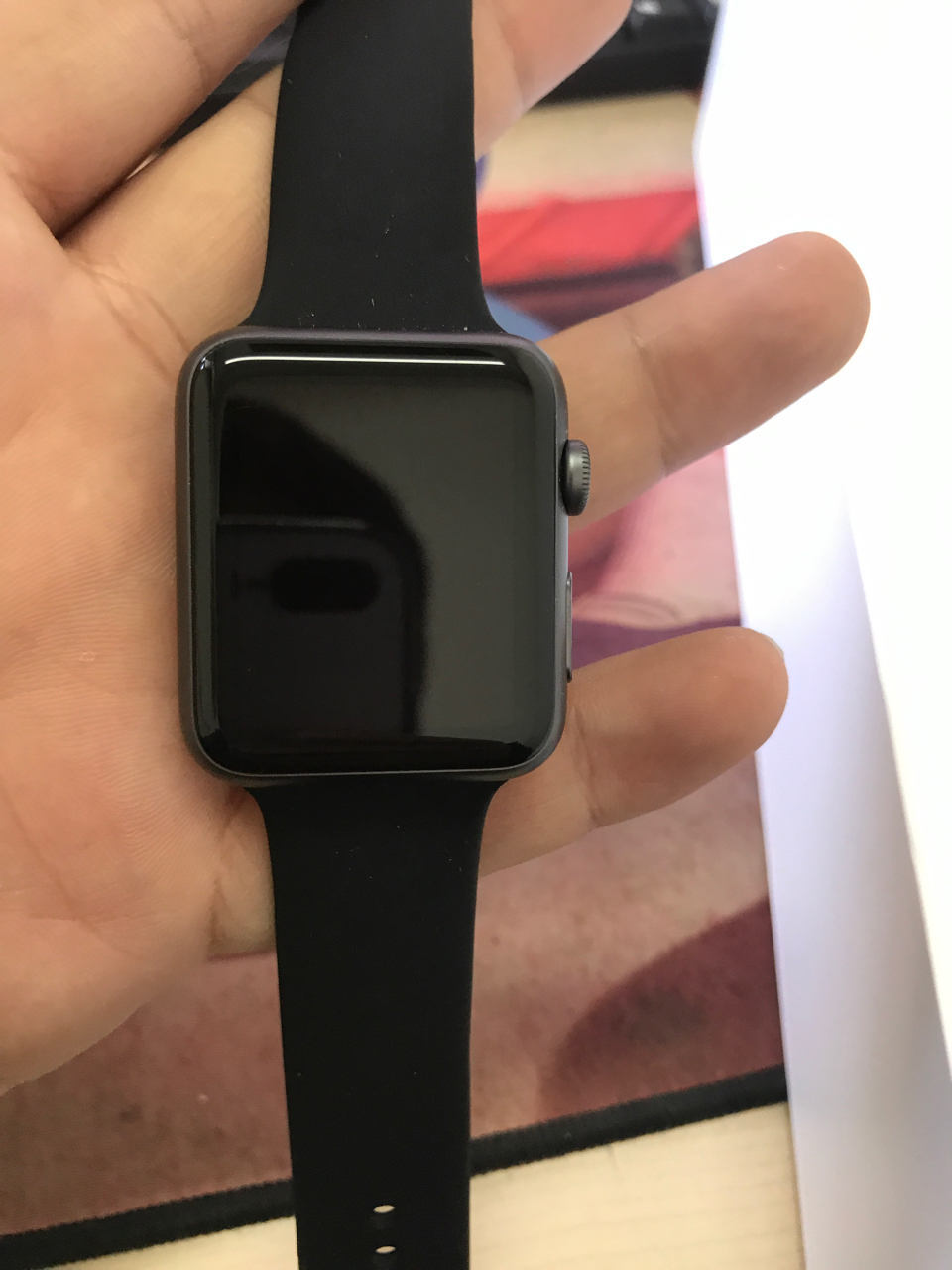 穿戴设备穿戴设备苹果applewatch42mm一代运动黑全套