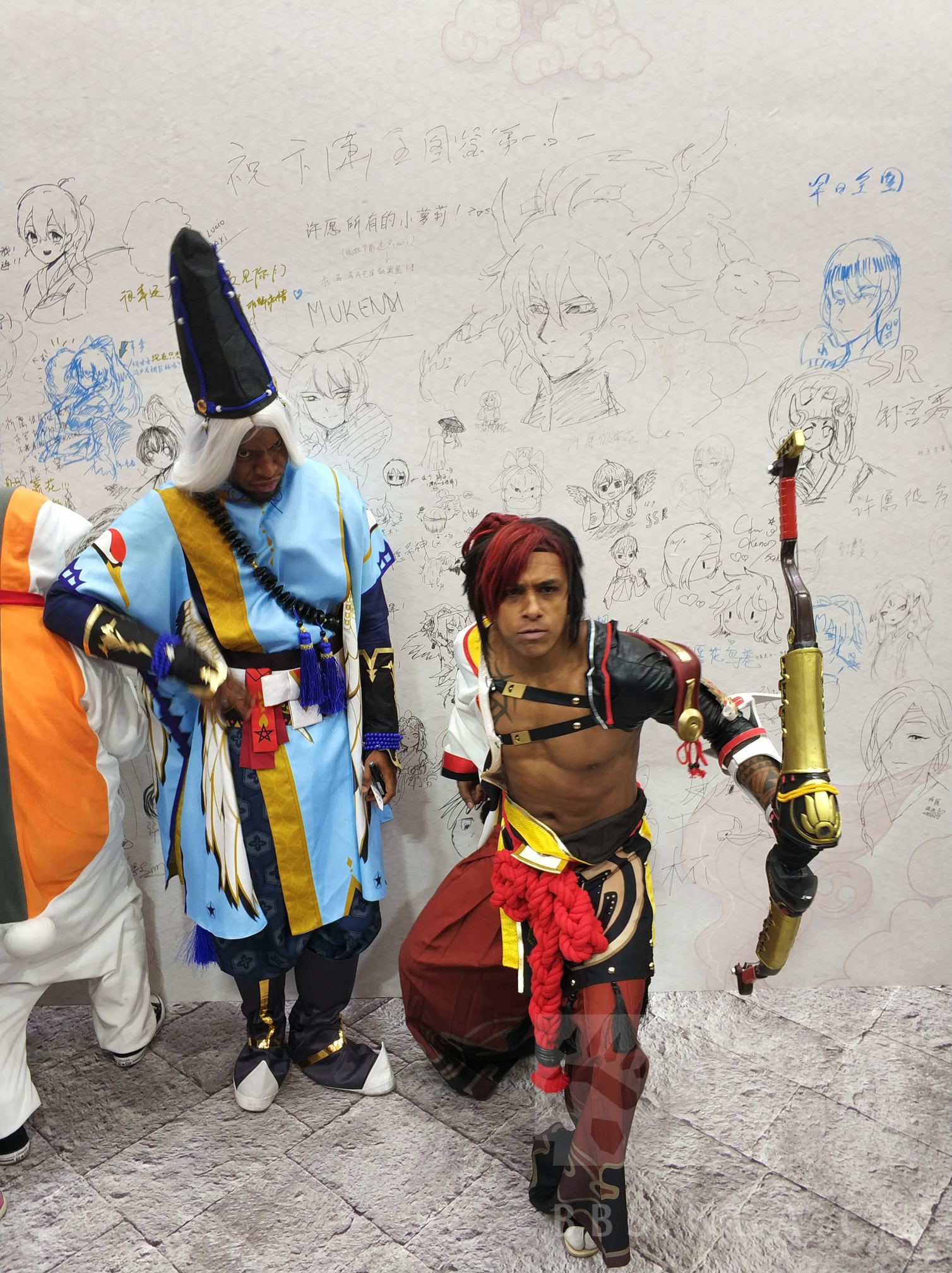 云逛展还记得之前漫展里的真非洲晴明了吗这次居然