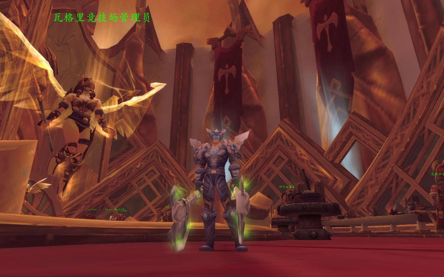 求一发白色战士幻化