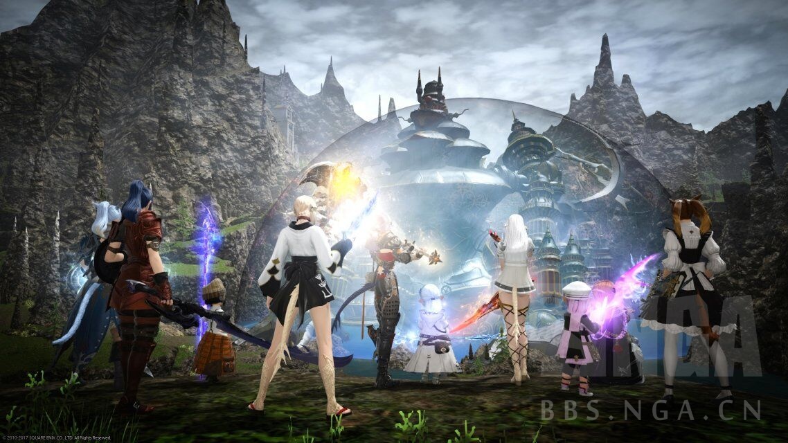 最终幻想14区15周年活动::你心中最美的ff14画面 让我们来组成画册吧