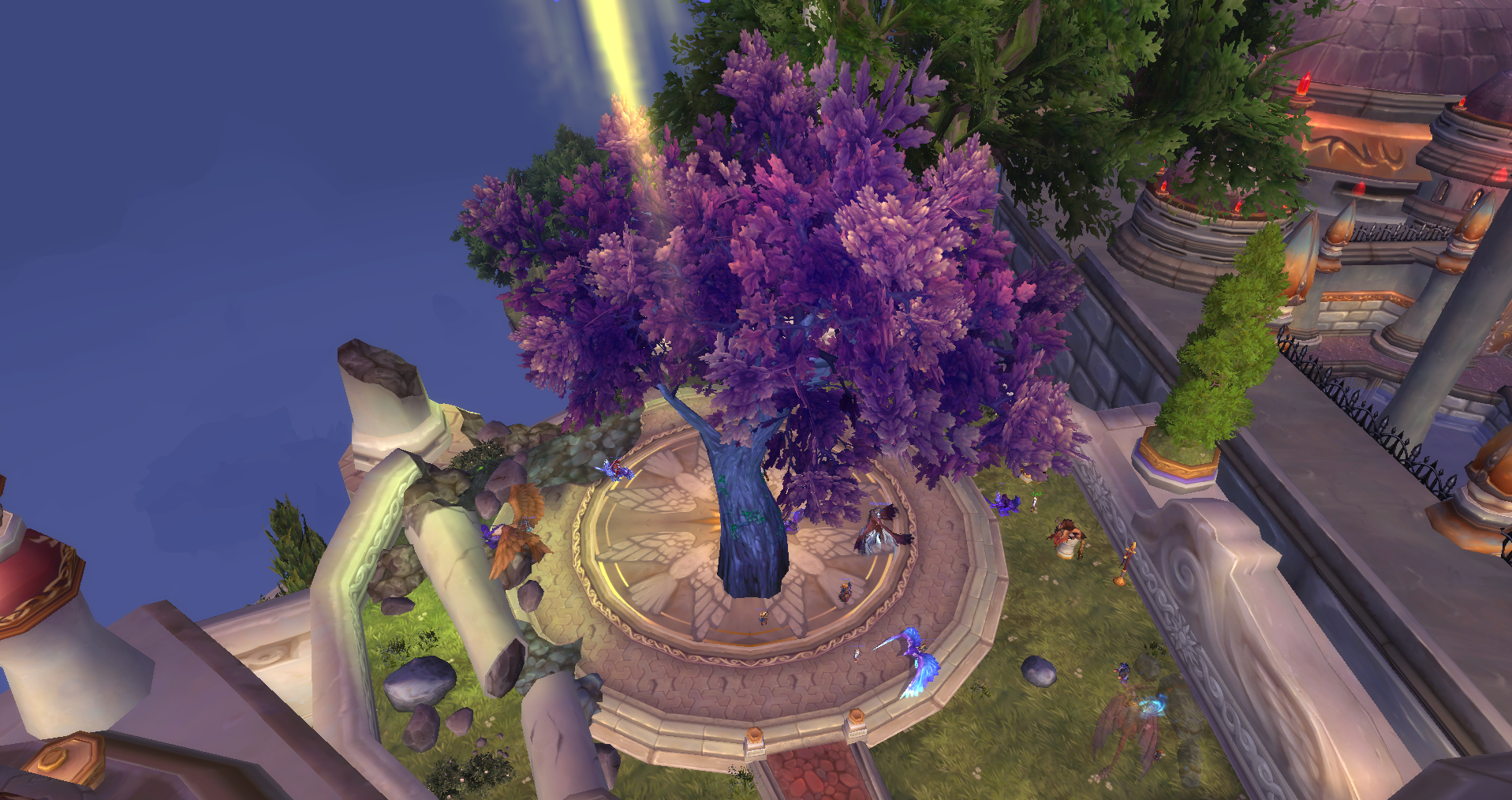 屁大点事也要发nga达拉然惊现参天大树这颗树是谁种的