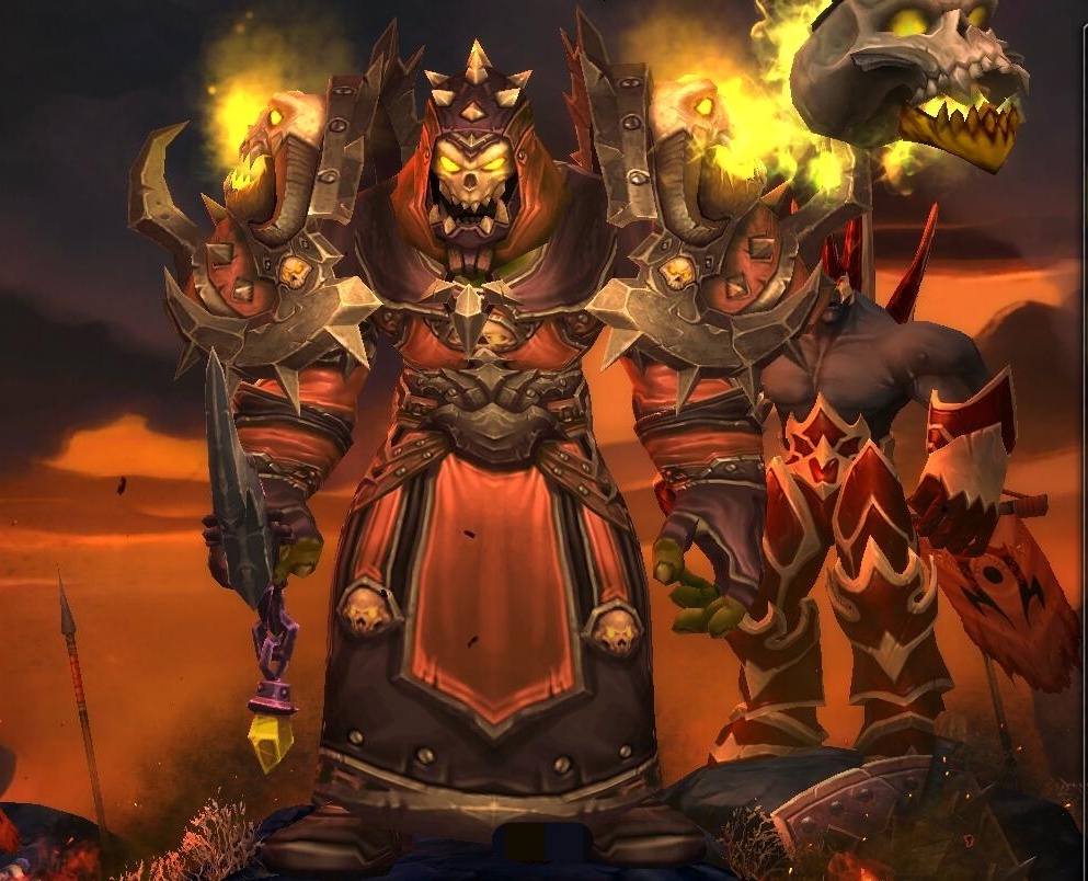 跪求除了古尔丹的男兽人术士幻化