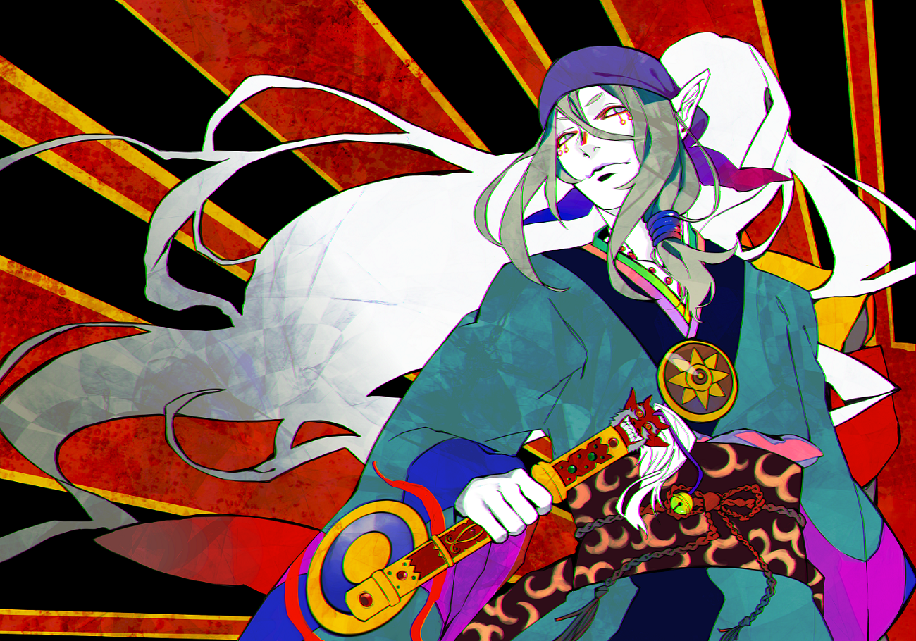 搬运阴阳师怪化猫联动公布了那就发一波药郎的图