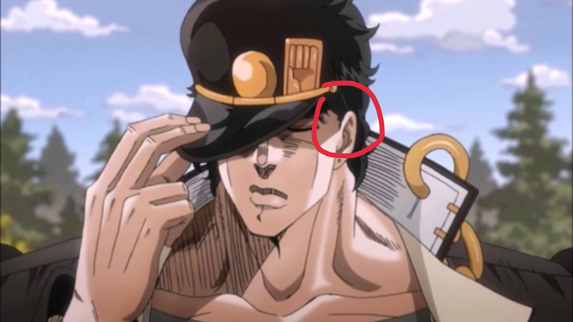 可能火星动漫讨论有关jo太郎的帽子