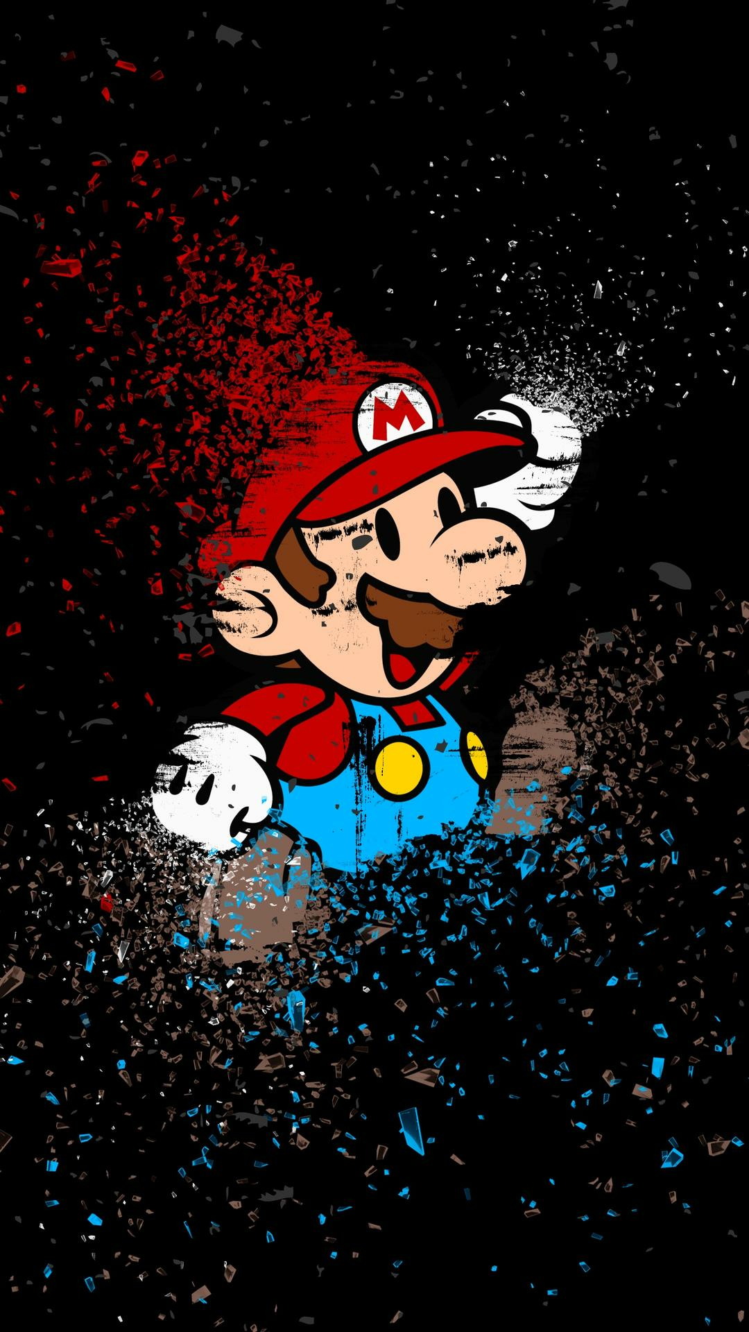 分享几个马里奥的手机壁纸