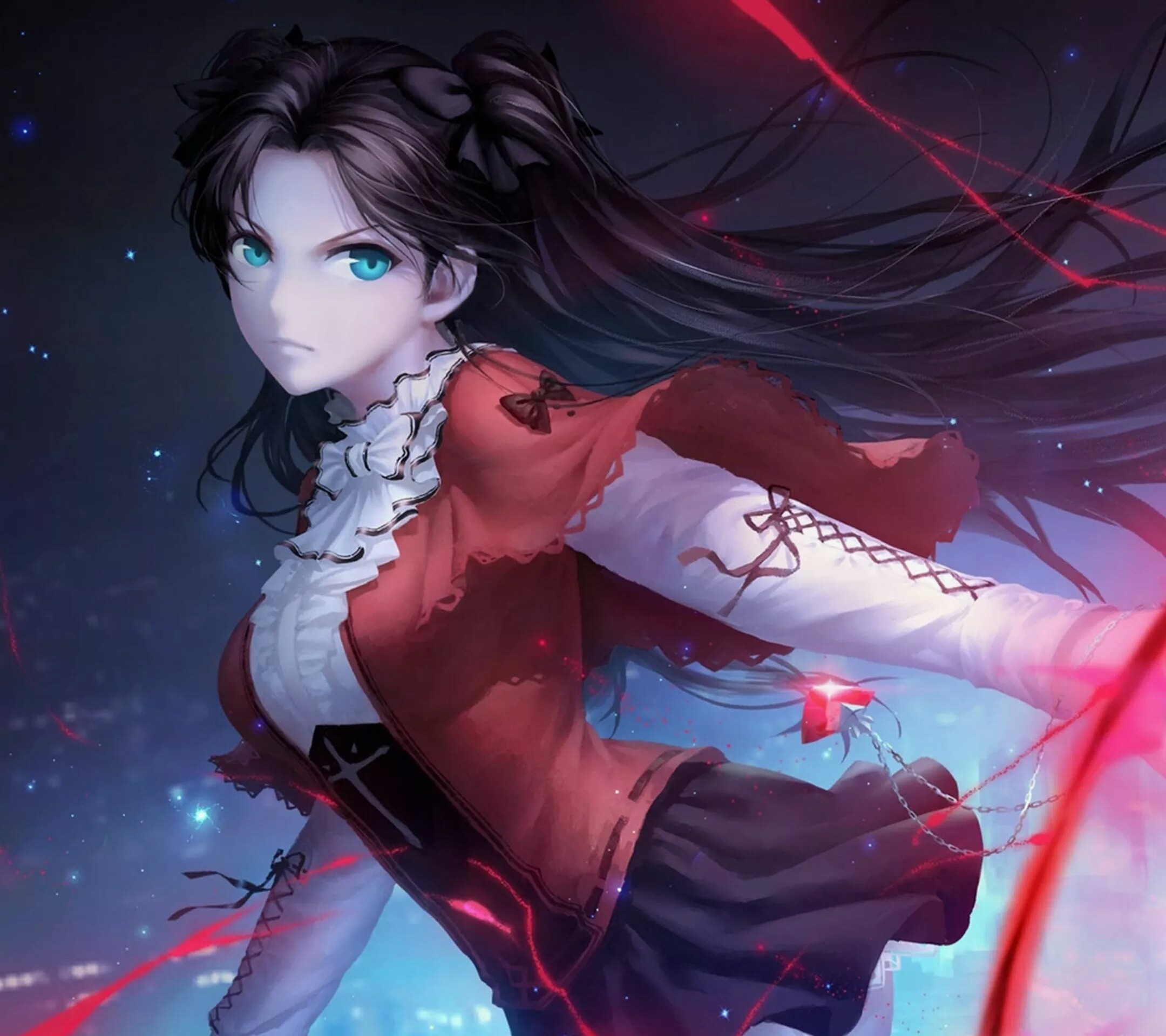 伸手党求fate粉发一点凛的图片当手机壁纸这张有点看厌了