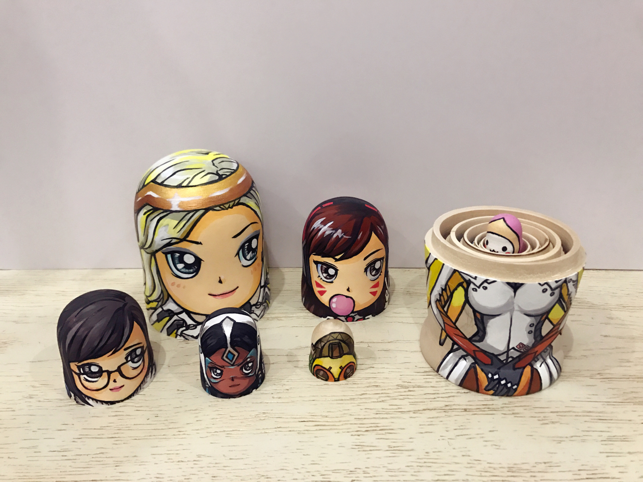 ow手绘套娃全部完结撒花下一组男英雄你们想看到谁