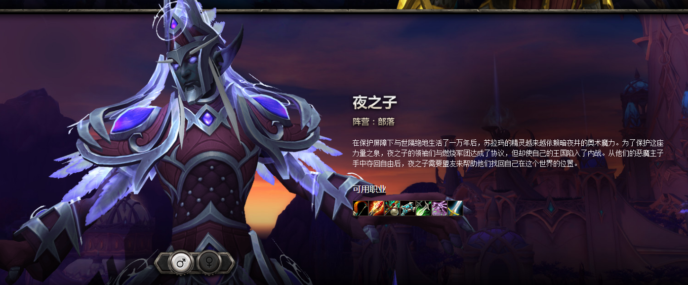 既然是同盟种族请问夜之子有没有圣骑