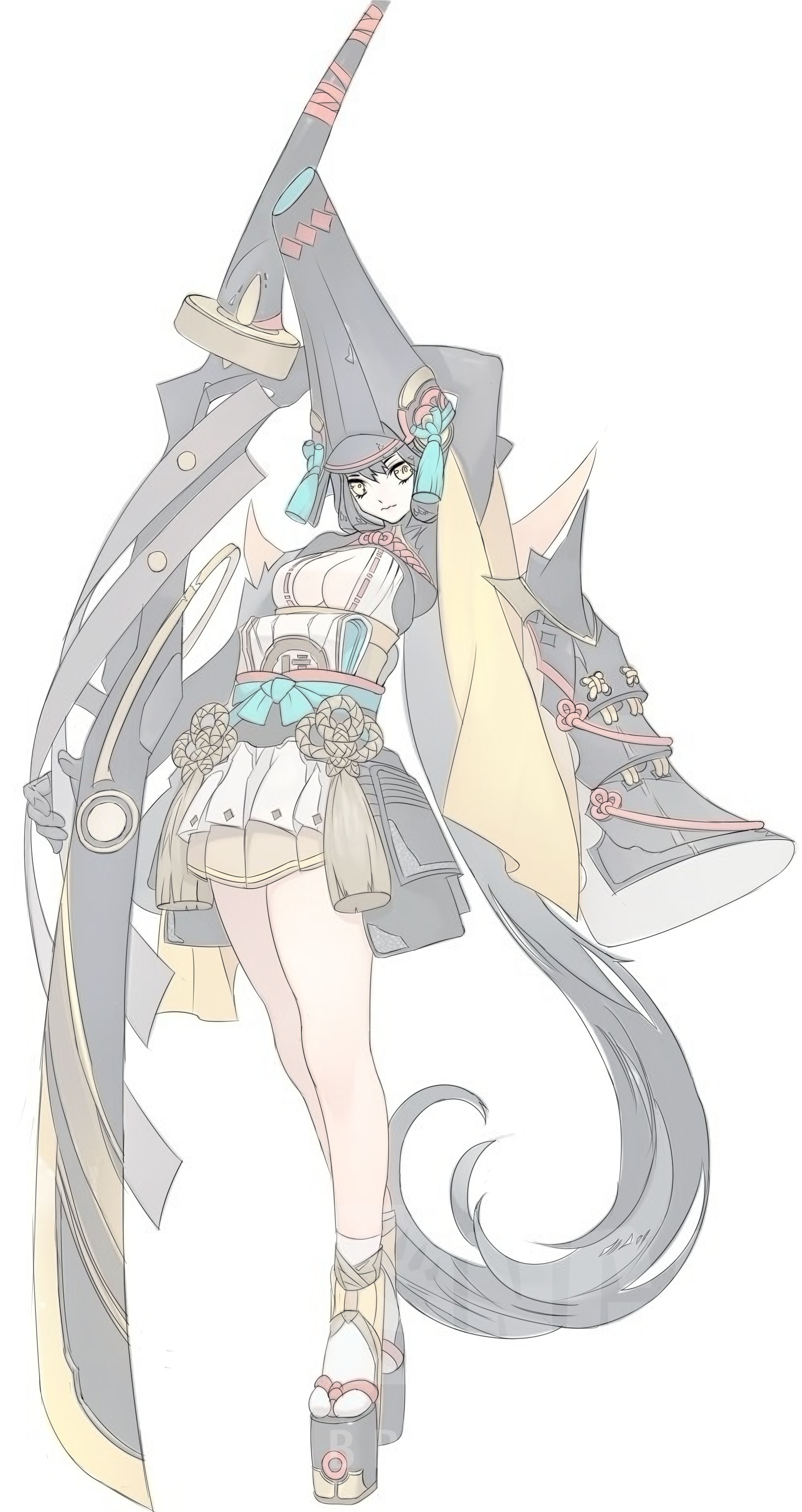 [闲来没事找点事]妖刀姬线稿