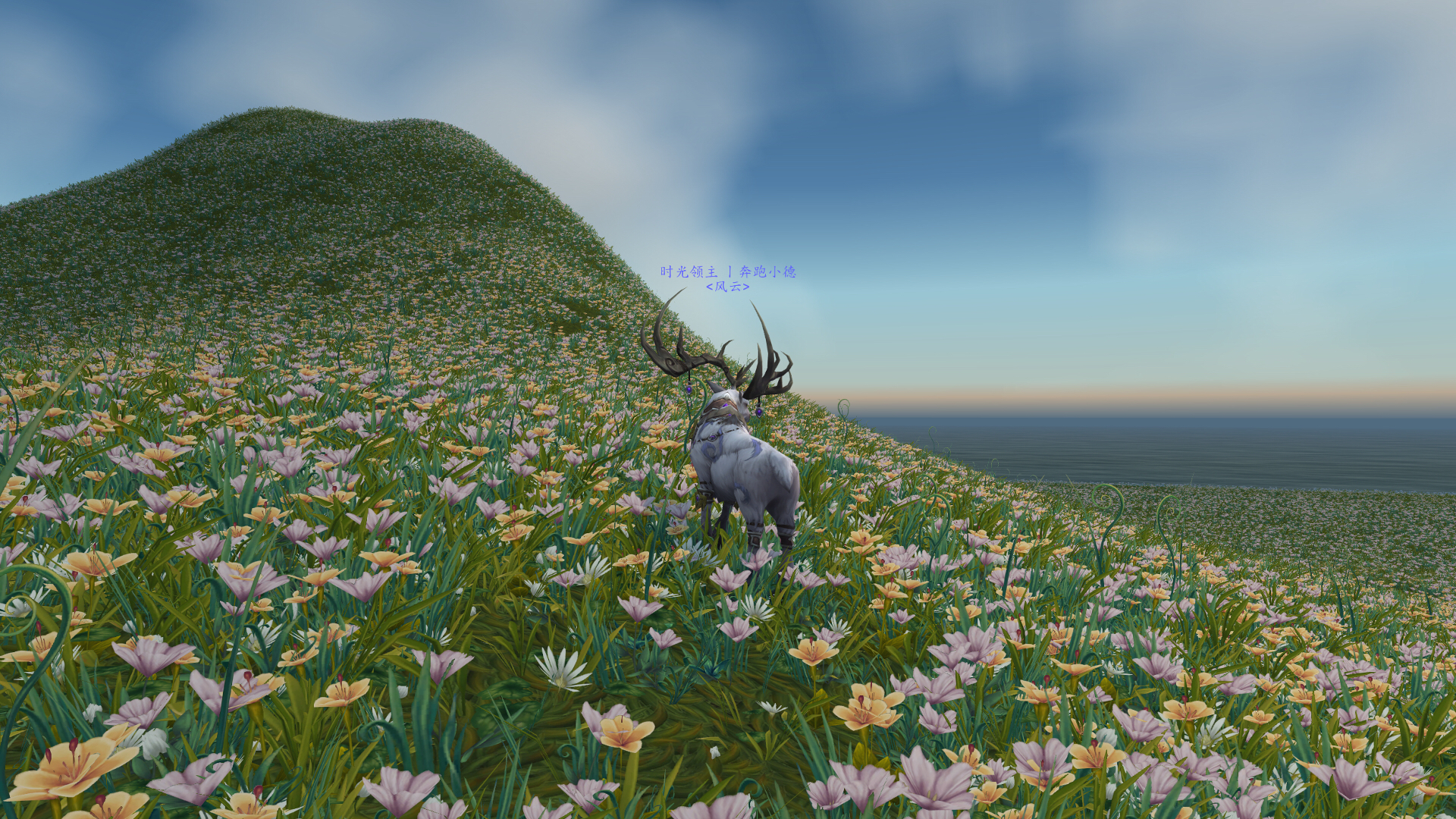 魔兽世界最美丽的地方莫过于翡翠之地的花海了!花草多随风摆动