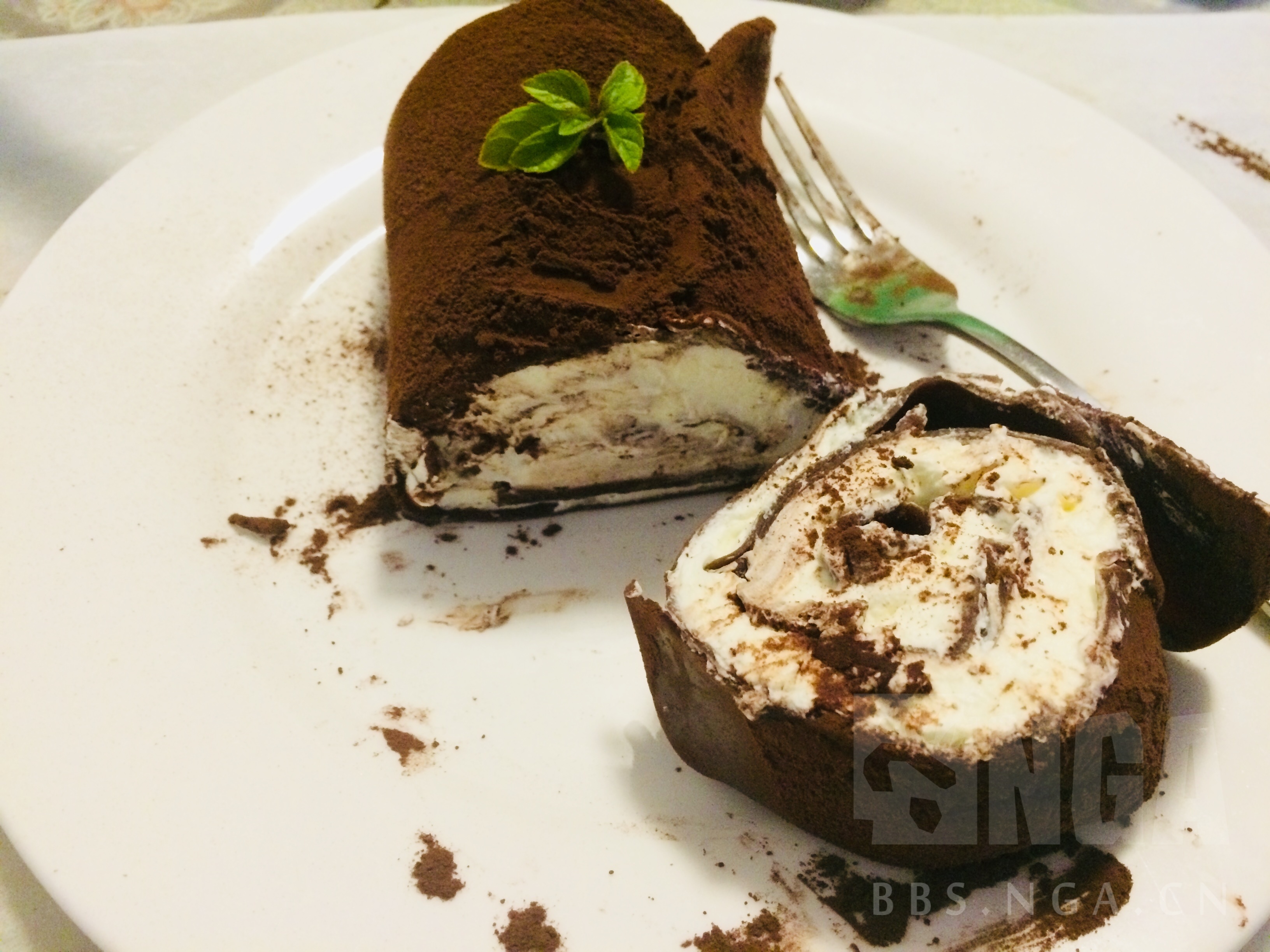 一库de黑暗料理死亡领主的自制可可味毛巾蛋糕快来做一个给漂亮的小姐