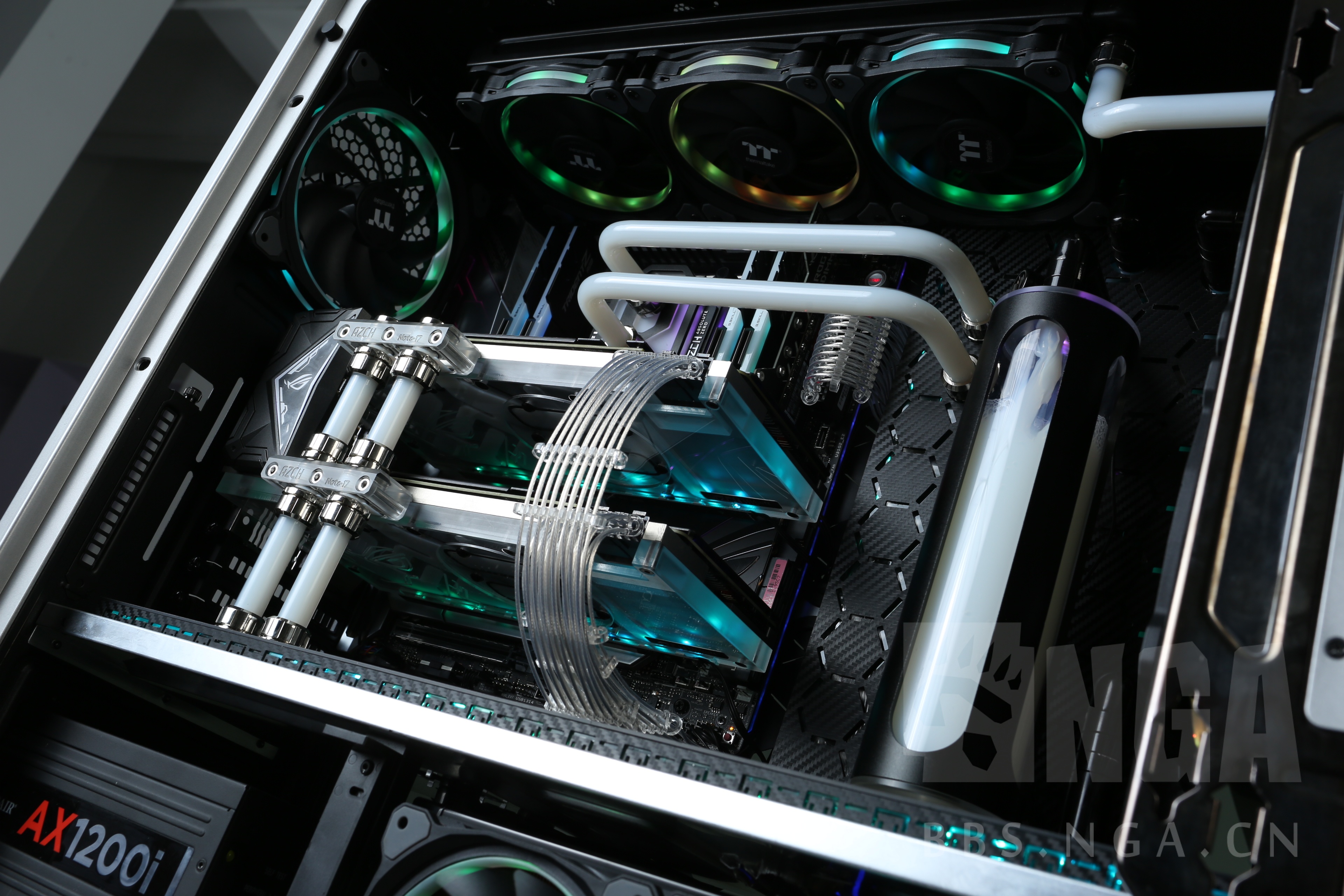 作业贴常熟中挚嘉水冷电脑出品inteli97900x水冷华硕猛禽gtx1080tio