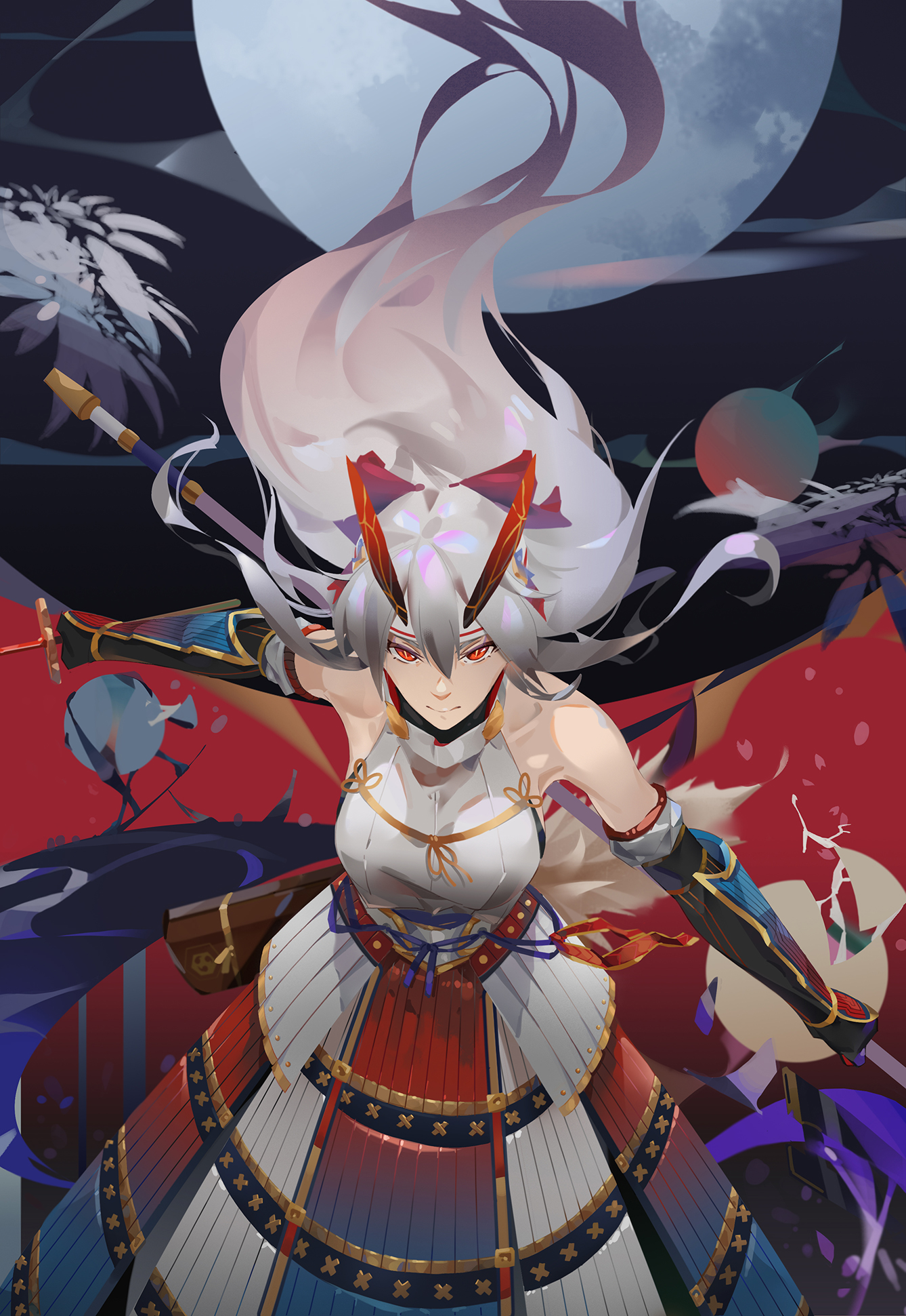 求一波巴御前和刑部姬的图