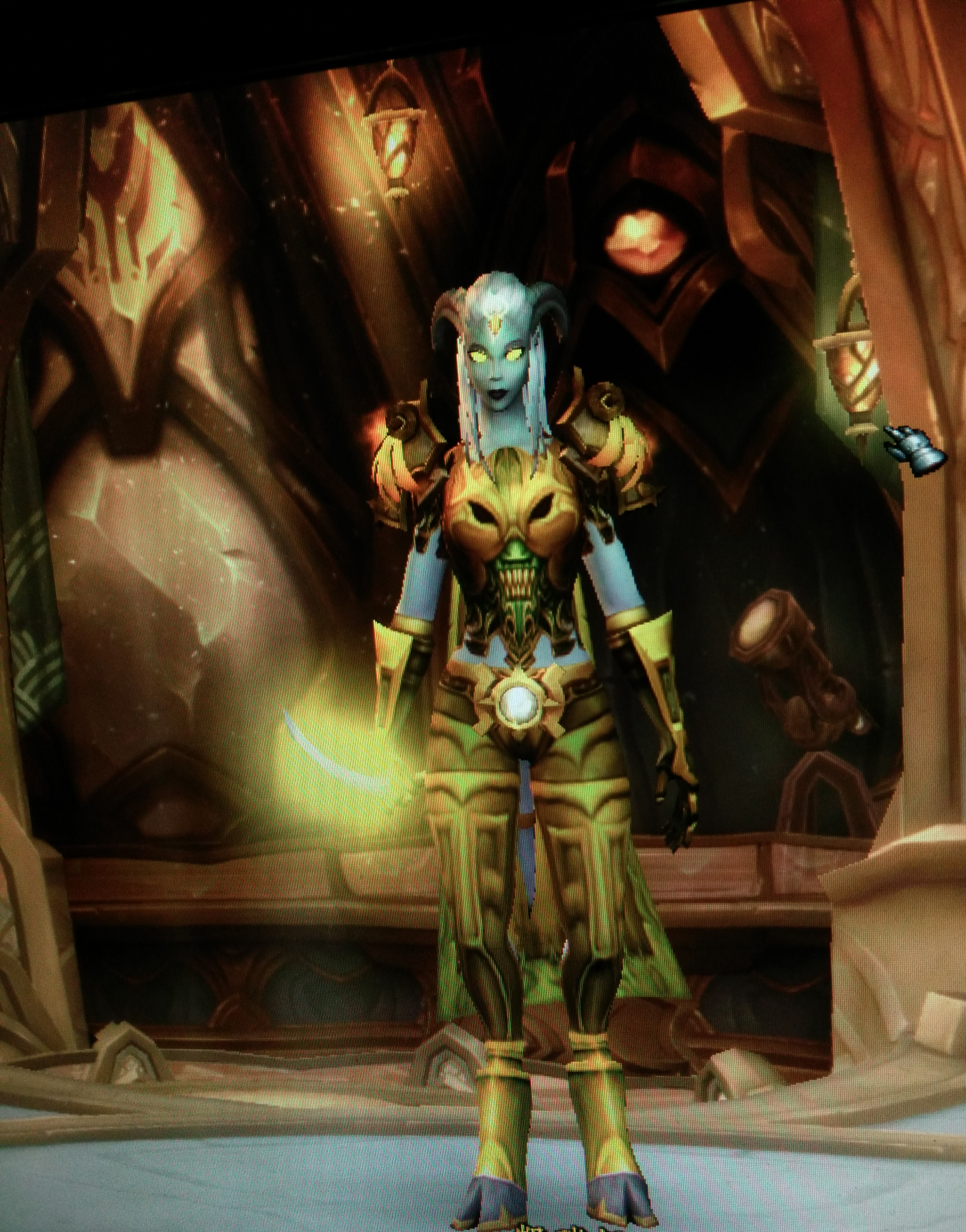 我的光铸德莱尼和虚空精灵幻化