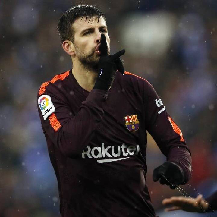 [西甲] 皮克因庆祝动作被西甲联盟控告,有可能被禁赛1-3场