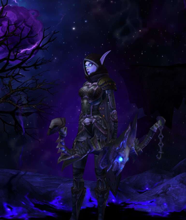 用虚空精灵cos黑暗游侠