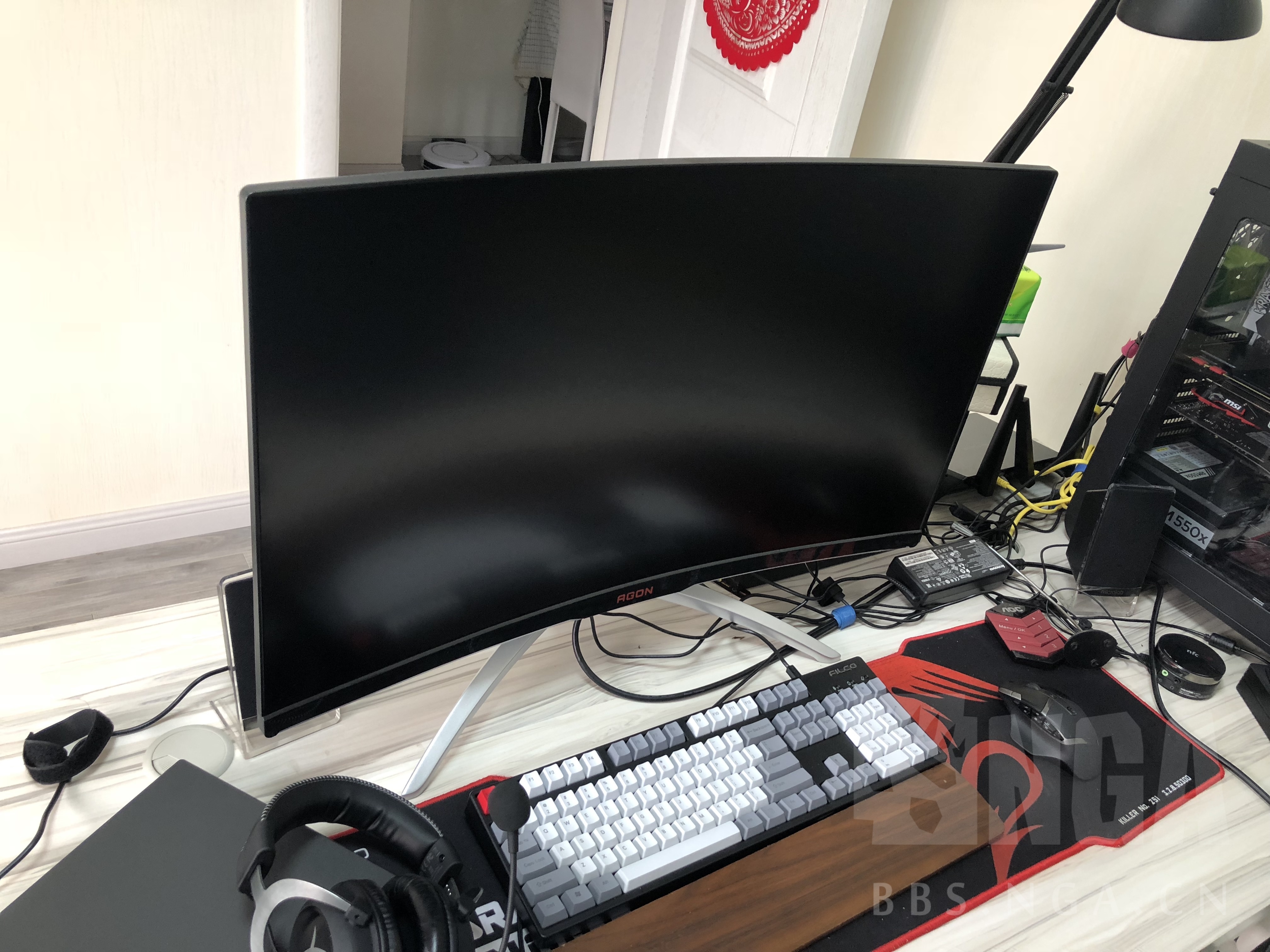 电脑硬件aoc爱攻iiag322qcx315英寸2k高清144hzΔe31800r大屏曲面全