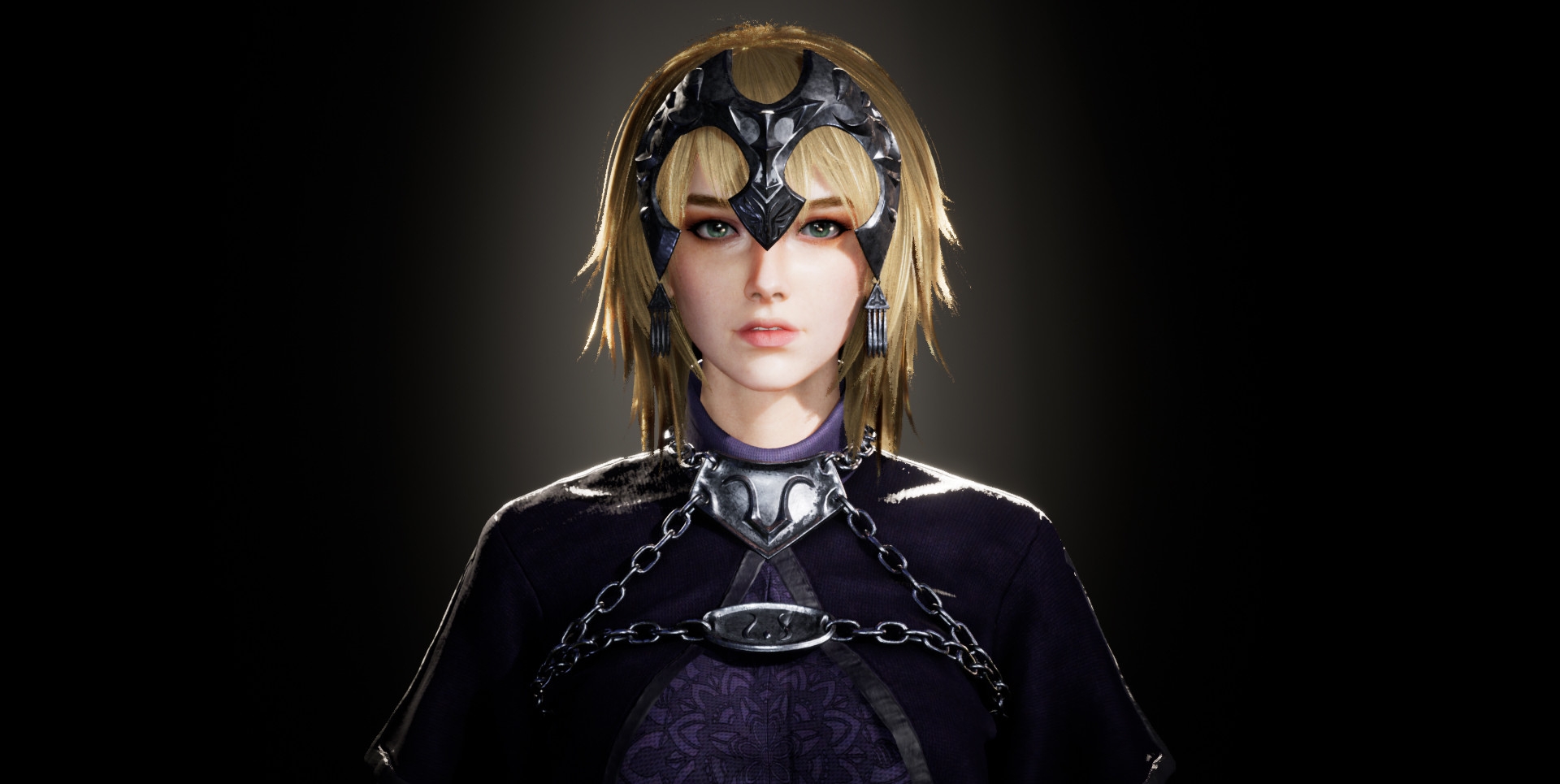 艺术审美e贞德的3d建模多图