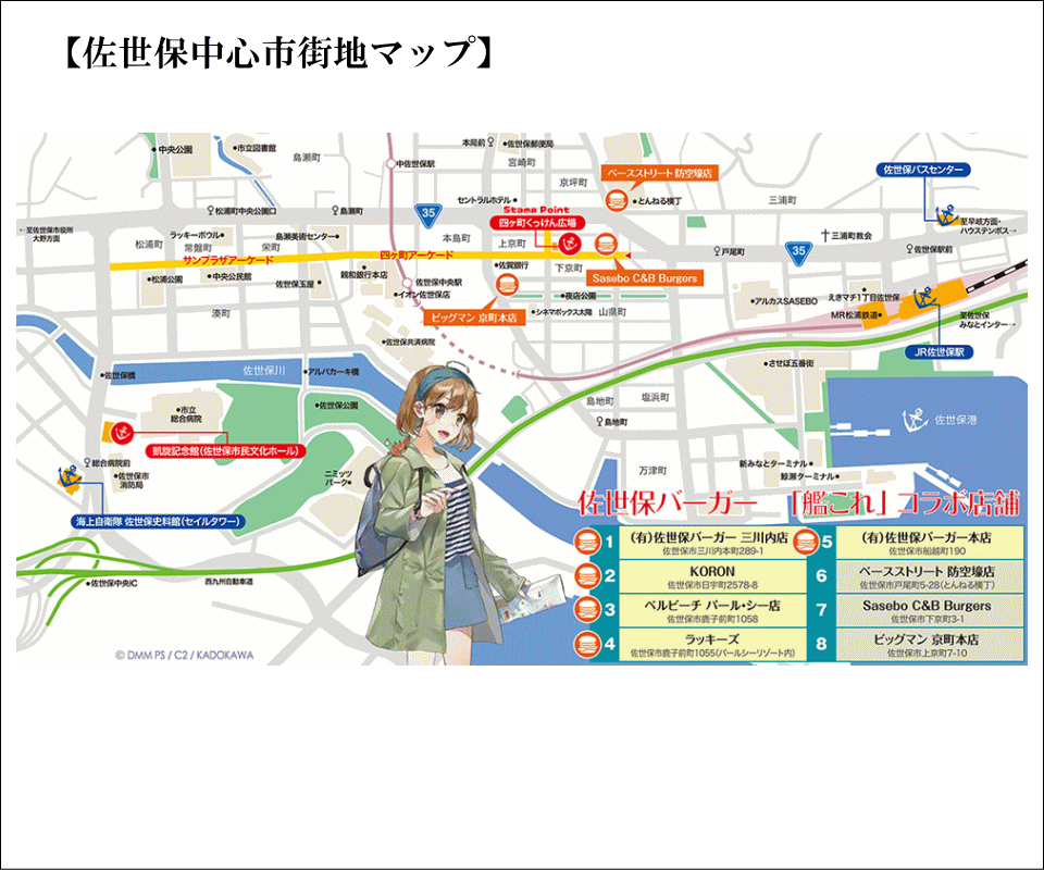 佐世保镇守府巡游官方活动集印章佐世保汉堡硬核周边入手