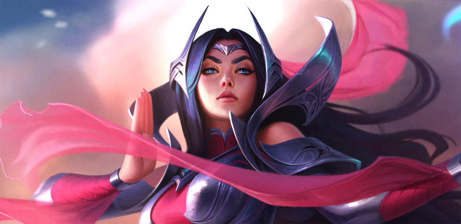 基础搬运刀锋舞者艾瑞莉娅基础原画绘制过程