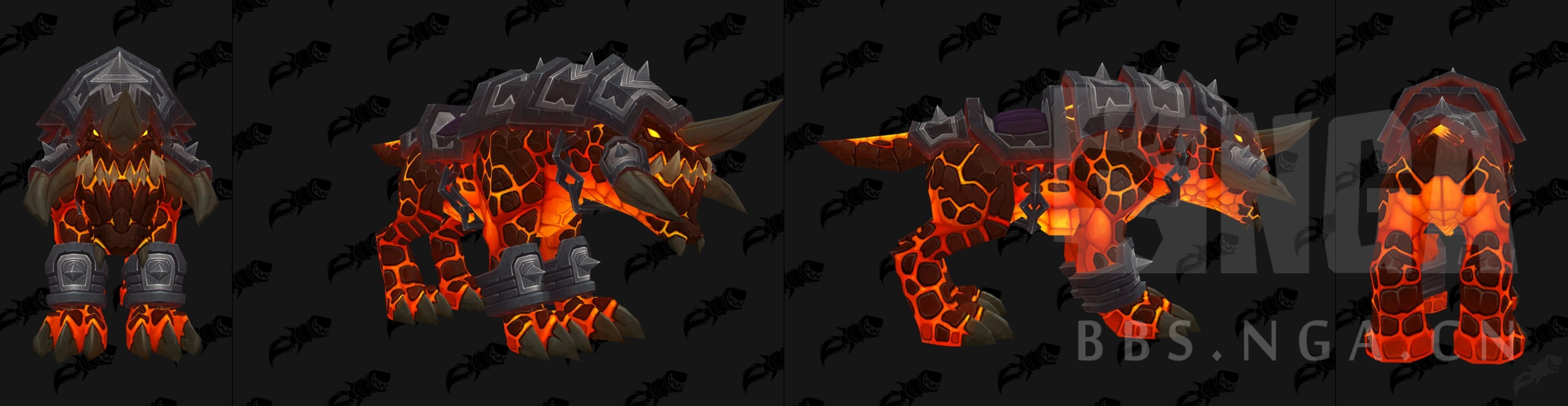 [窝头搬运工] [bfa alpha] 黑铁矮人种族和骑士坐骑预览